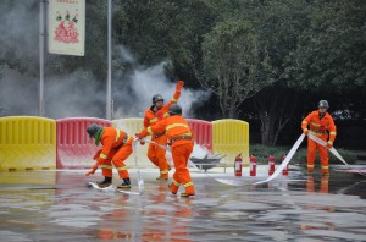 888集团电子官方网站科技参与长沙高新区首届微型消防站技术交锋 